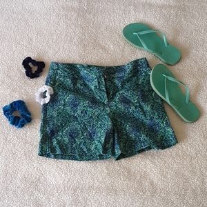 TALBOTS green and blue shorts